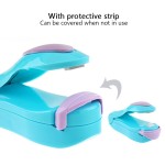 Mini device for sealing plastic bags, blue color